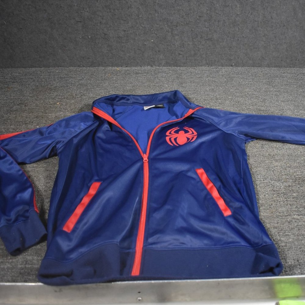 Marvel Avengers Spiderman Full Zip Blue Jacket
